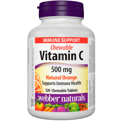Webber Naturals Chewable Vitamin C Natural Orange