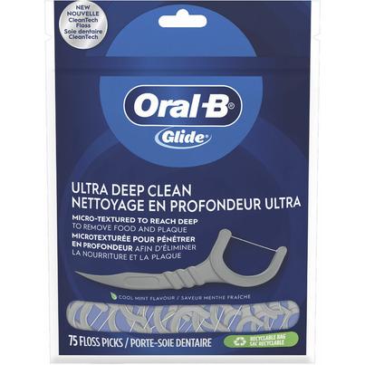 Oral-B Glide Ultra Deep Clean Floss Pick Clean Mint