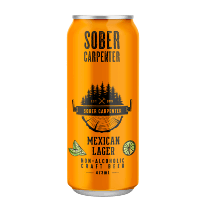 Sober Carpenter Non-Alcoholic Craft Beer Mexican Lager