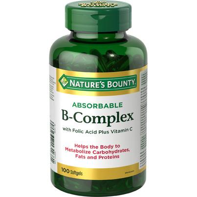 Nature's Bounty Super B-Complex with Folic Acid plus Vitamin C