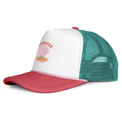 Headster Kids Trucker Hat Girly Pearl White