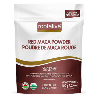 Rootalive Organic Gelatinized Red Maca Powder