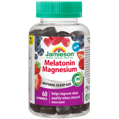 Jamieson Melatonin Magnesium Gummies Mixed Berry