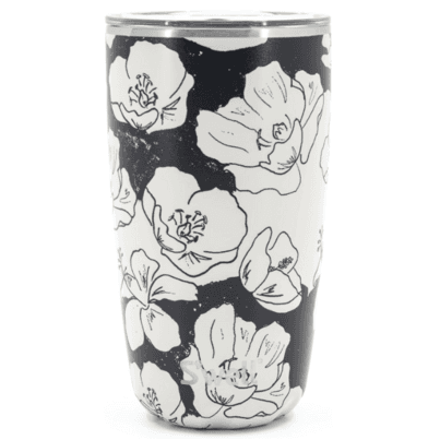 S'well Tumbler with Lid Charcoal Bloom