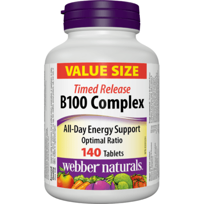 Webber Naturals B100 Complex Value Size Timed Release