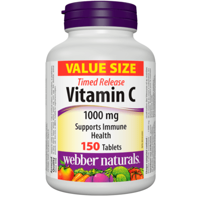 Webber Naturals Timed Release Vitamin C 1000mg