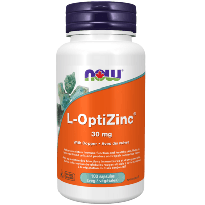 NOW L-OptiZinc 30mg