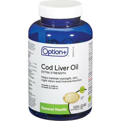 Option+ Cod Liver Oil Extra Strength