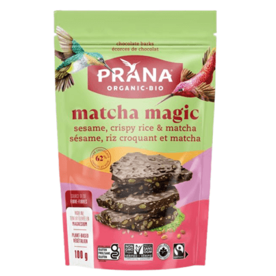 PRANA Organic Matcha Magic Chocolate Bark