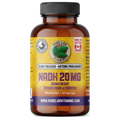 Pure Lab Vitamins NADH 20mg Slow Release