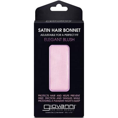 Giovanni Satin Hair Bonnet Elegant Blush