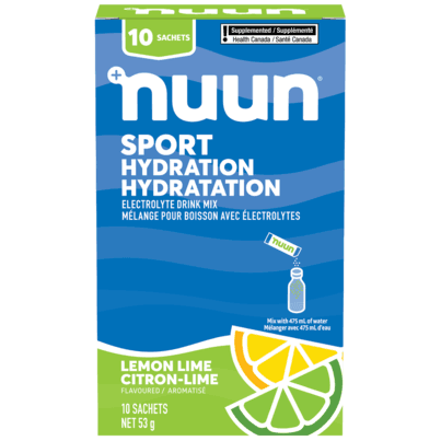 Nuun Sport Hydration Electrolyte Drink Mix Lemon Lime