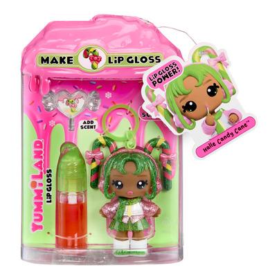 Yummiland Holiday Lip Gloss Doll Halle Candy Cane