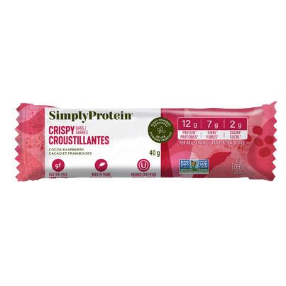 Simply Protein Plant Based Snack Bars Cocoa Raspberry