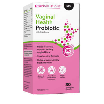 Smart Solutions Vaginal Health Probiotic with Cranberry
