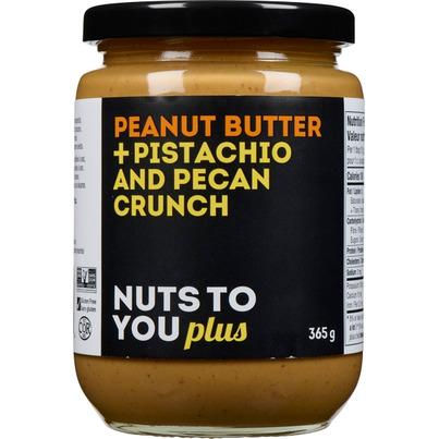Nuts to You Plus Peanut Butter + Pecan and Pistachio Crunch