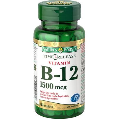 Nature's Bounty Vitamin B-12 1500mcg