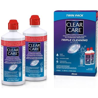 Clear Care Cleaning & Disinfecting Solution Triple Cleaning Action