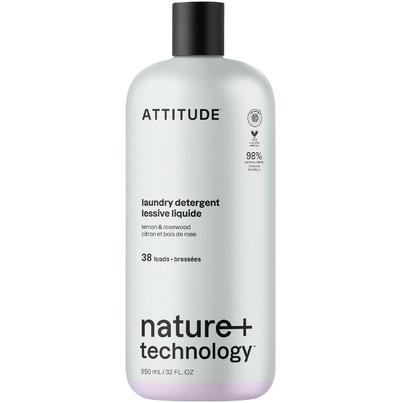 ATTITUDE Nature+ Laundry Detergents Lemon & Rosewood
