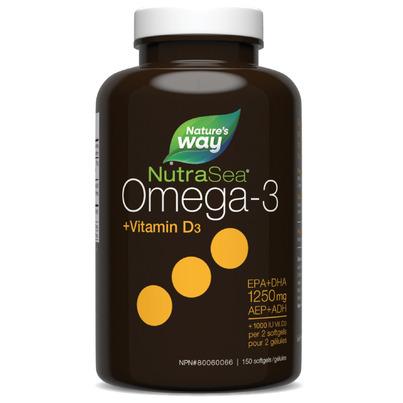 NutraSea Omega-3 Liquid Gels + Vitamin D