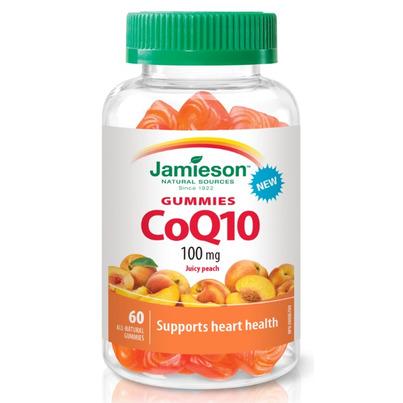 Jamieson CoQ10 100mg Gummies Juicy Peach