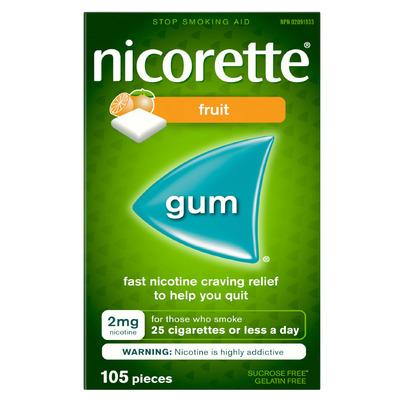 Nicorette Gum Fruit 2mg
