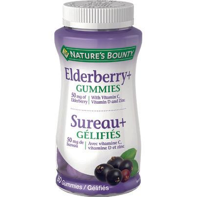Nature's Bounty Elderberry Gummies 50mg