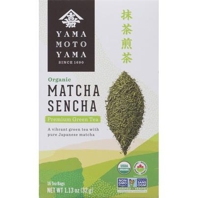 Yamamotoyama Premium Green Tea Organic Matcha Sencha