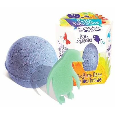 Loot Toy Co. Bath Squigglers Bath Bomb with Toy Purple