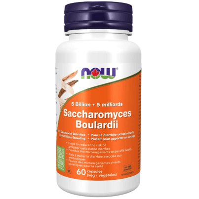 NOW Saccharomyces Boulardii 5 Billion Veg Capsules