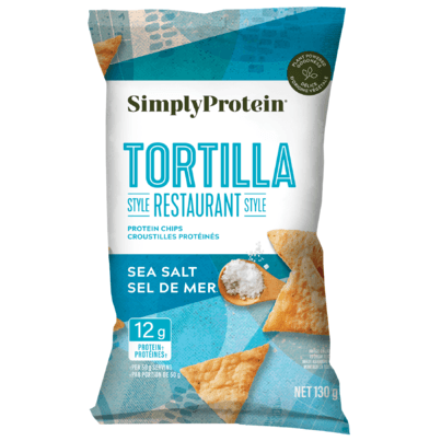 Simply Protein Restaurant Style Protein Tortilla Chips Sea Salt