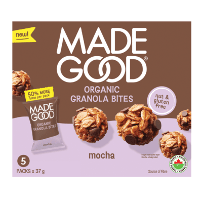 MadeGood Organic Granola Bites Mocha