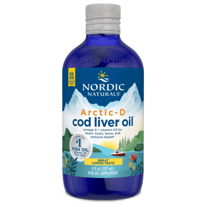 Nordic Naturals Arctic-D Cod Liver Oil Lemon
