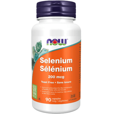 NOW Yeast Free Selenium Veg Capsules 200mcg