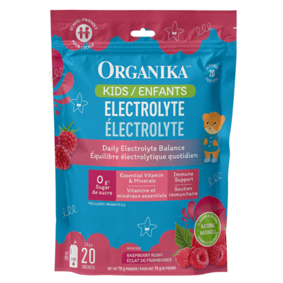 Organika Kids Electrolytes Pouch Raspberry Rush