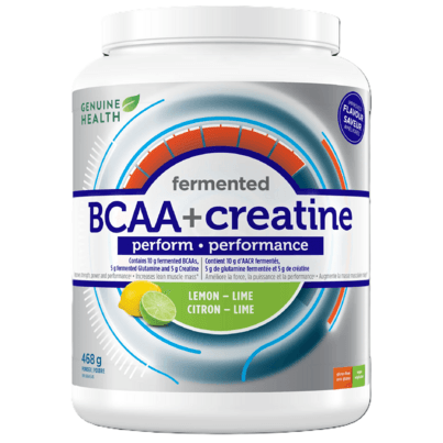 Genuine Health Fermented BCAA+ Creatine Lemon-Lime