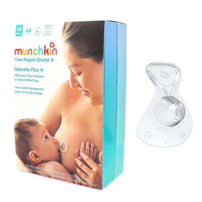 Munchkin Flow Nipple Shield+ with See Through Channel