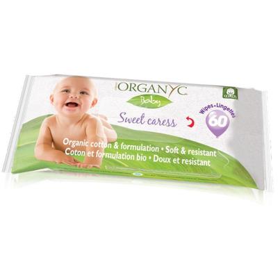 Organyc Baby Sweet Caress Wipes
