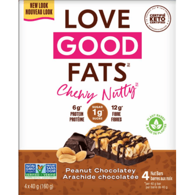 Love Good Fats Chewy Nutty Peanut Chocolatey