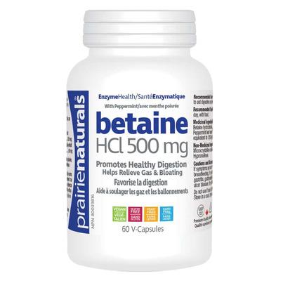 Prairie Naturals Betaine HCL 500mg