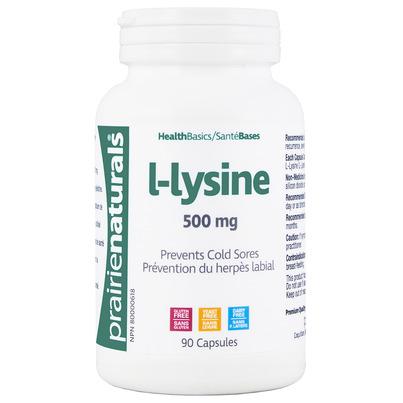 Prairie Naturals Lysine 500 mg