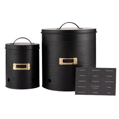 Typhoon Root Vegetable Storage Bins Black