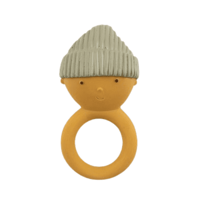 WE ARE GOMMU Ring Baby Teether Peach