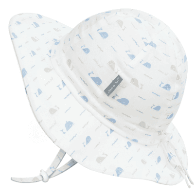 Jan & Jul Cotton Floppy Hat Whale Tales