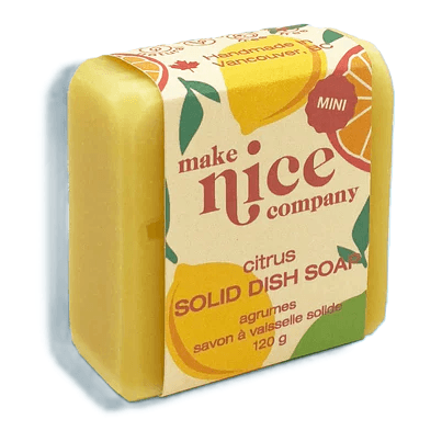 Make Nice Company Mini Solid Dish Soap Citrus