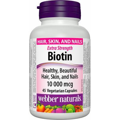 Webber Naturals Extra Strength Biotin 10,000mcg