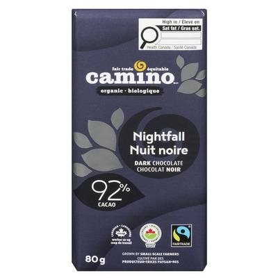 Camino 92% Cacao Nightfall Chocolate Bar