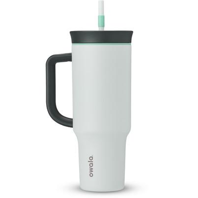 Owala Stainless Steel Travel Tumbler with Straw and Handle Cloudscape