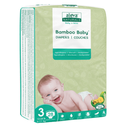 Aleva Naturals Bamboo Baby Diapers