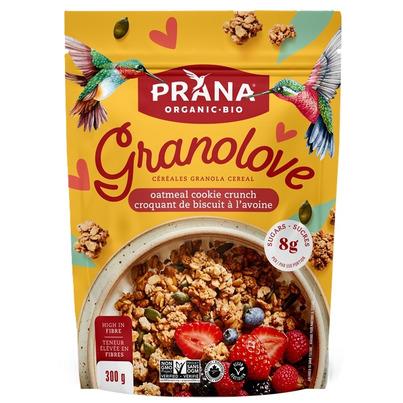 PRANA Granolove Granola Cereals Oatmeal Cookie Crunch